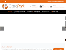 Tablet Screenshot of creaprintpanama.com